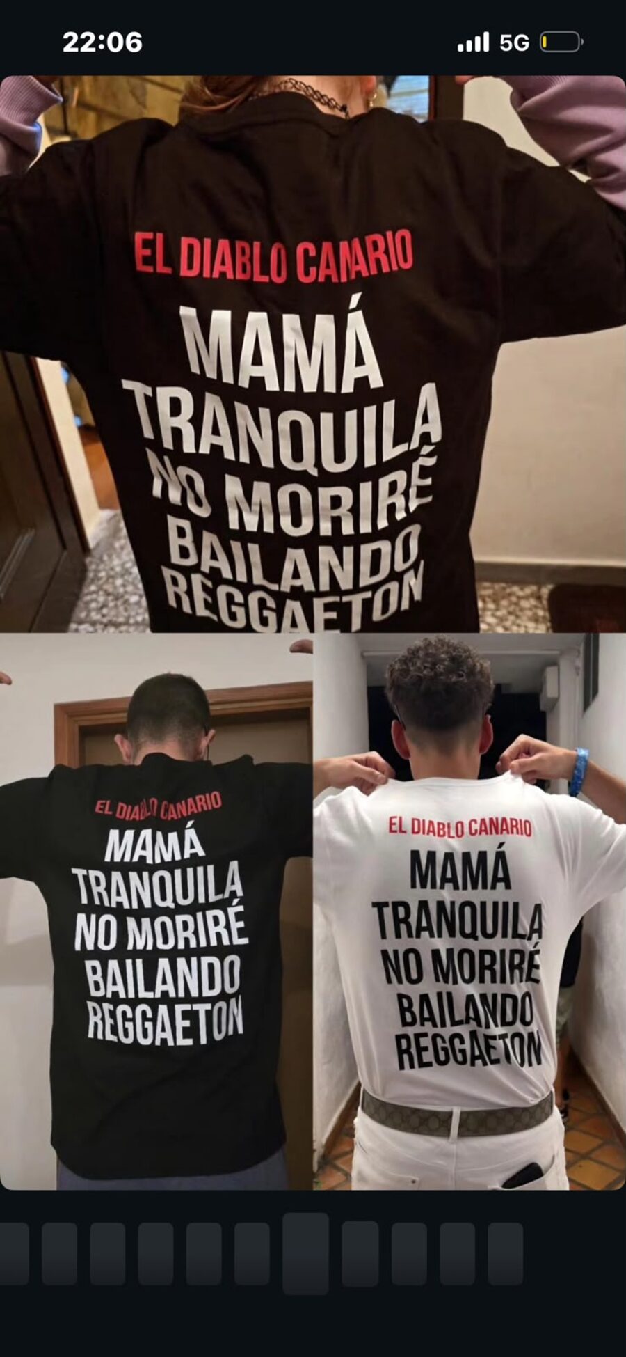 Fan in El Diablo Canario streetwear in Amsterdam